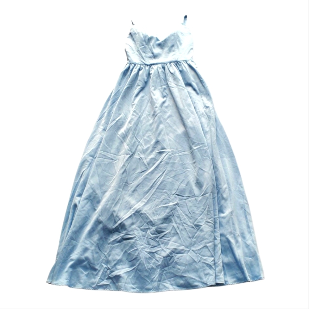 Aura Sky Blue Gown with Bow